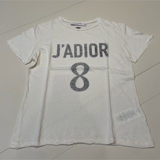 クリスチャンディオール(Christian Dior)のDior Tシャツ　レディース　8 白　ホワイト(Tシャツ(半袖/袖なし))