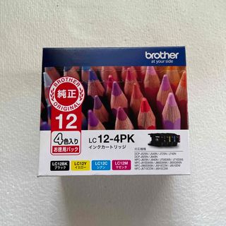 ブラザー(brother)のbrother インクカートリッジ LC12-4PK 4色(その他)