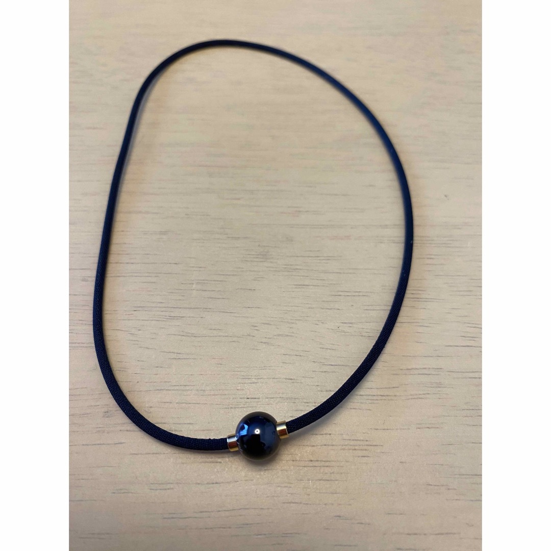 ネックミラーボール(ライト)ブラック40cm ネックレス  メンズのアクセサリー(ネックレス)の商品写真