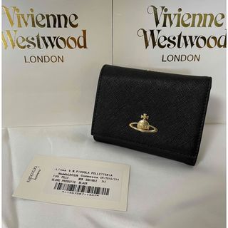 ヴィヴィアンウエストウッド(Vivienne Westwood)の新品　ヴィヴィアンウエストウッド　ミニウォレット　ブラック　(折り財布)