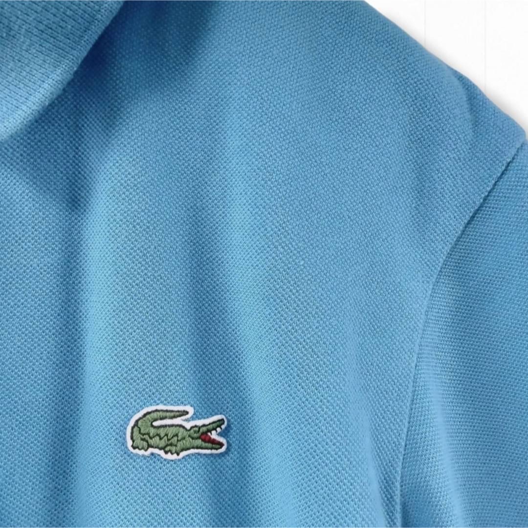 LACOSTE(ラコステ)のLACOSTE ポロシャツ 半袖 かのこ SLIM FIT メンズ S 日本製青 メンズのトップス(ポロシャツ)の商品写真