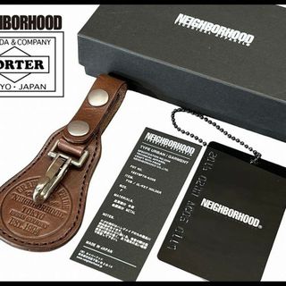 ネイバーフッド(NEIGHBORHOOD)の新品 ネイバーフッド ポーター 16AW コラボ レザー キー ホルダー フック(キーホルダー)