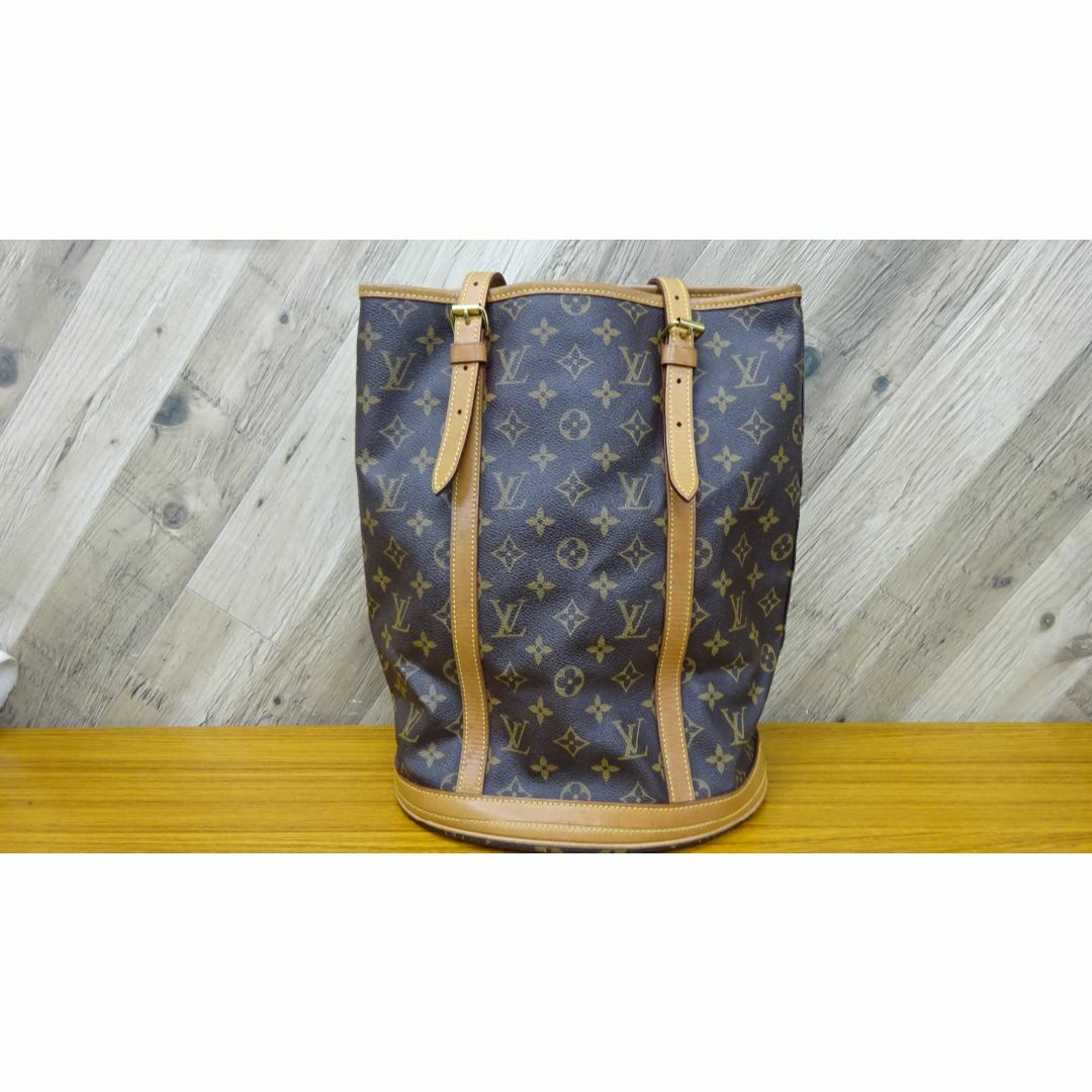 LOUIS VUITTON - KS003/ ヴィトン モノグラム バケット GM ハンドバッグ