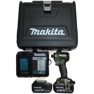 マキタ(Makita)のΘΘMAKITA マキタ インパクトドライバ 未使用品 付属品完備 TD173DRGX オリーブ(その他)