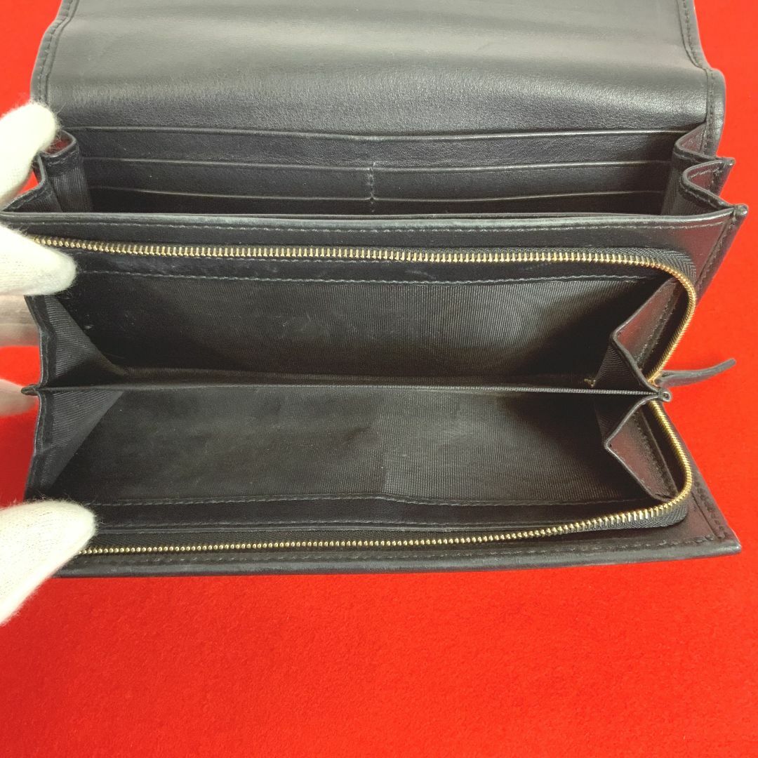 グッチ シマ インターロッキング長財布 282431 ブラック