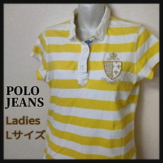 ポロ(POLO（RALPH LAUREN）)のPOLOJEANS  ゴルフ ポロシャツ レディースＬサイズ(ポロシャツ)