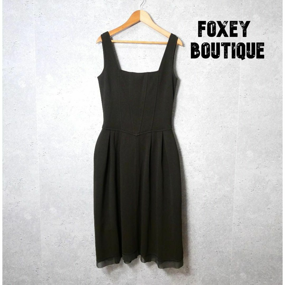 FOXEY BOUTIQUE - 美品 フォクシーブティック Aライン ストレッチ 