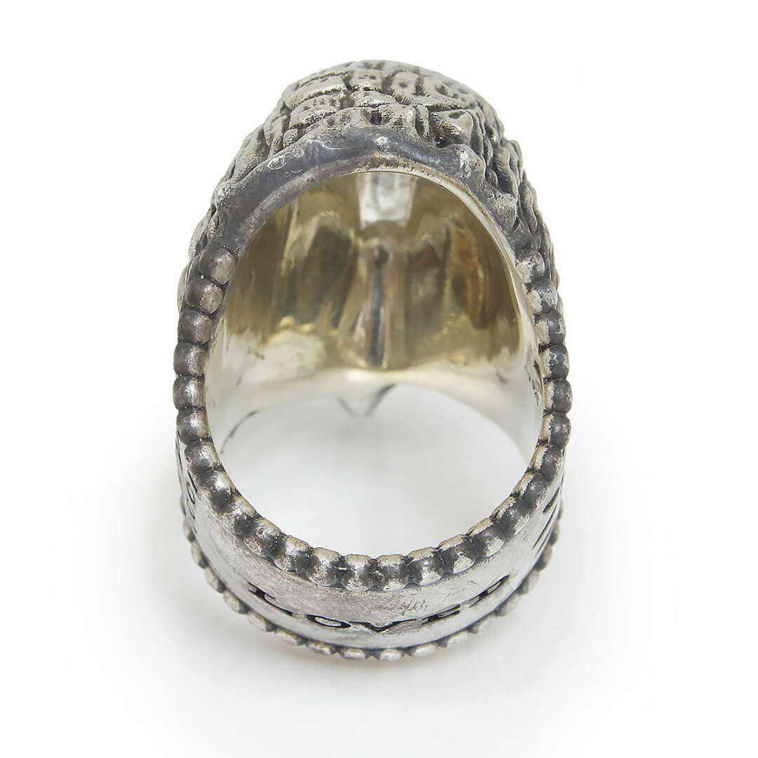 Gucci(グッチ)のグッチ アンガーフォレスト イーグルヘッド 鷲 ワシ リング 指輪 #17号 SV925 アンティークシルバー 476903 GUCCI（中古） メンズのアクセサリー(リング(指輪))の商品写真