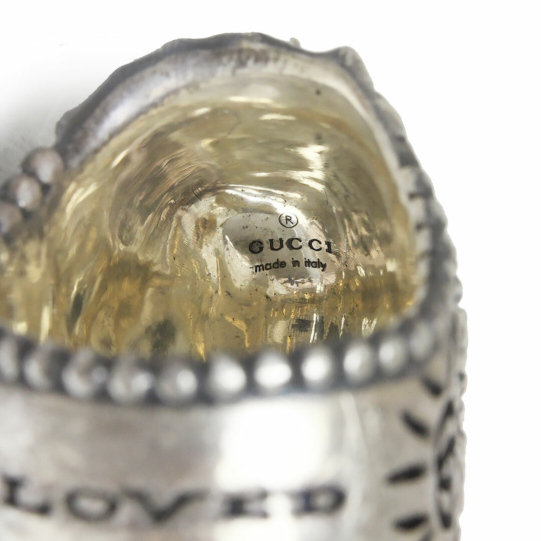 Gucci(グッチ)のグッチ アンガーフォレスト イーグルヘッド 鷲 ワシ リング 指輪 #17号 SV925 アンティークシルバー 476903 GUCCI（中古） メンズのアクセサリー(リング(指輪))の商品写真