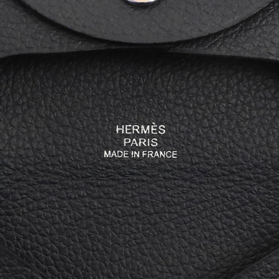 新品未使用　HERMES エルメス　バスティア　コインケース　ブラック