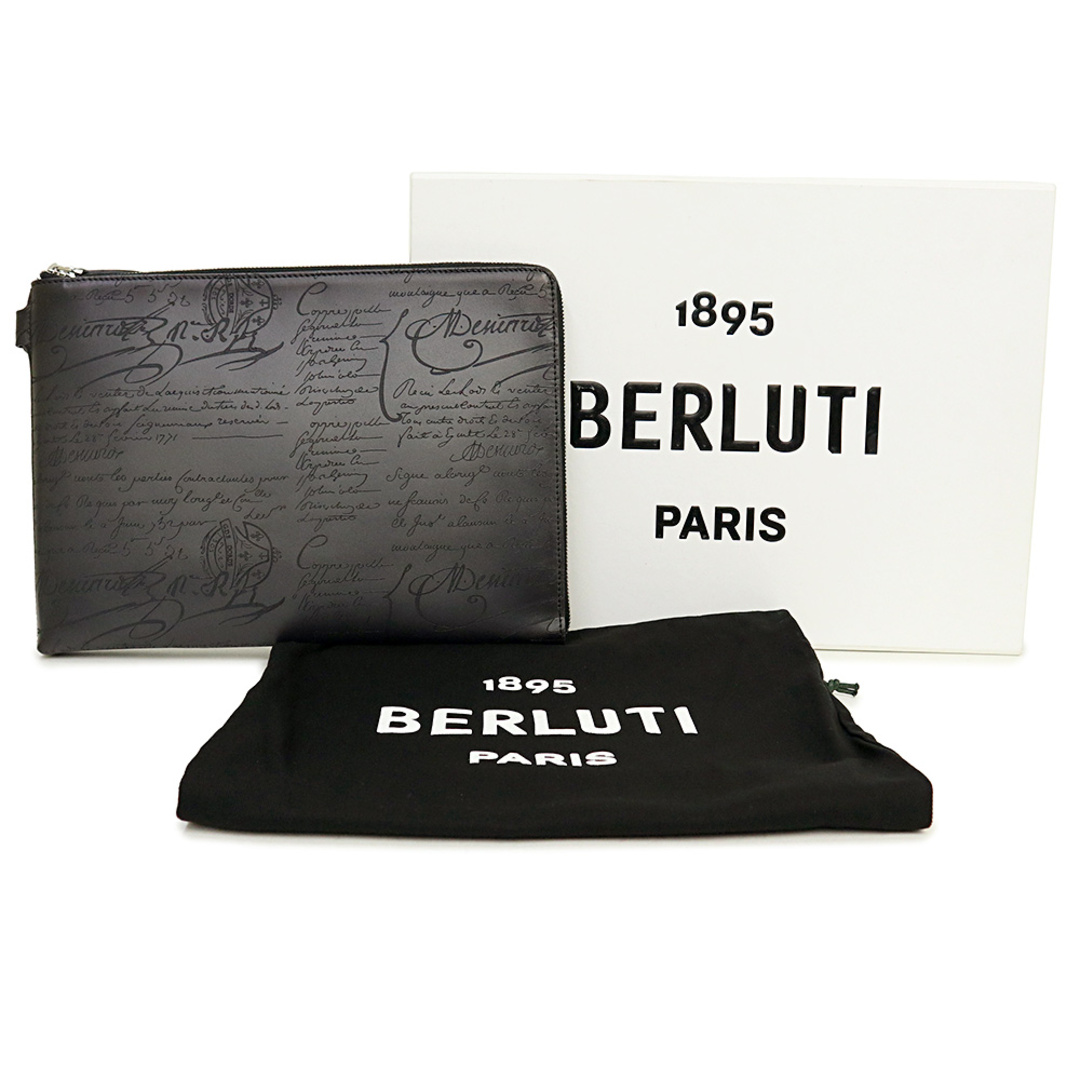 BERLUTI ベルルッティ クラッチ ニノGM スクリット カリグラフィ