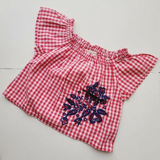 ザラキッズ(ZARA KIDS)の美品☆ZARA Girls  トップス(Tシャツ/カットソー)