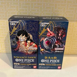 ワンピース(ONE PIECE)のワンピースカードゲーム　ロマンスドーン　強大な敵　各1BOX(Box/デッキ/パック)