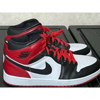 ジョーダン(Jordan Brand（NIKE）)のエアジョーダン1 つま黒 OLD LOVE NEW LOVE(スニーカー)