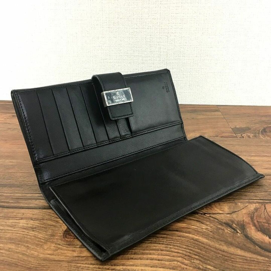 Gucci - 美品 GUCCI 長財布 035.0416.2103 ブラック 473の通販 by old