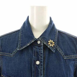 レミレリーフ The Golden State シャツワンピース ひざ丈 F 紺