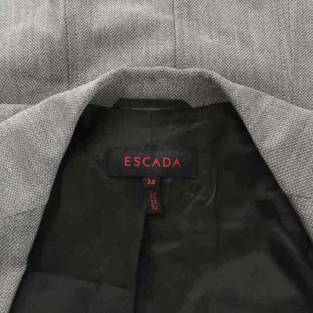 ESCADA - エスカーダ テーラードジャケット シングル 総裏地 ウール 絹 ...