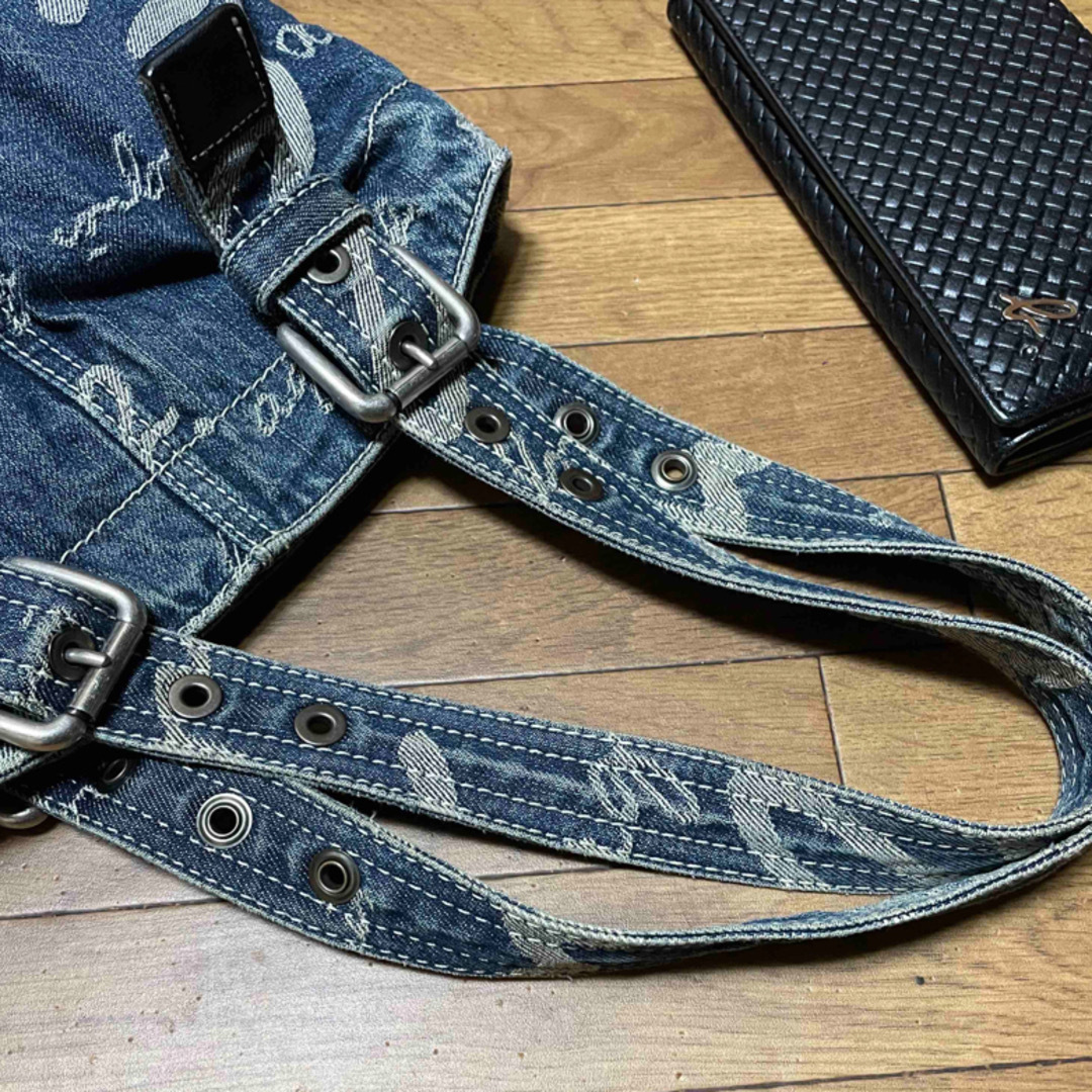agnes b. - アニエスベーのショルダーデニムバッグ🧡希少🧡の agnes b. - アニエスベーのショルダーデニムバッグ🧡希少🧡の