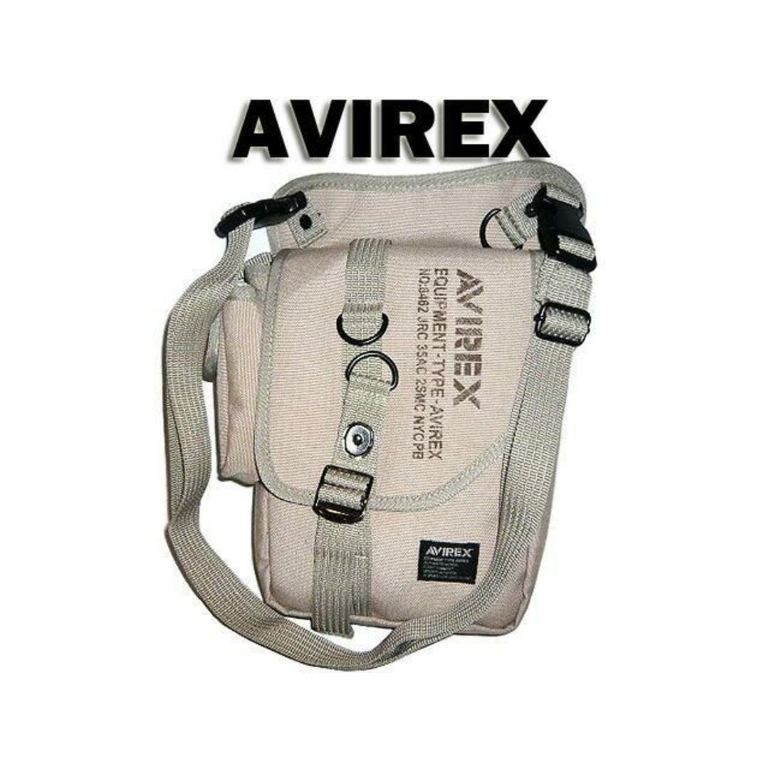 AVIREX(アヴィレックス)のアヴィレックス 2WAYレッグバッグ AVX348 ベージュ メンズのバッグ(ショルダーバッグ)の商品写真