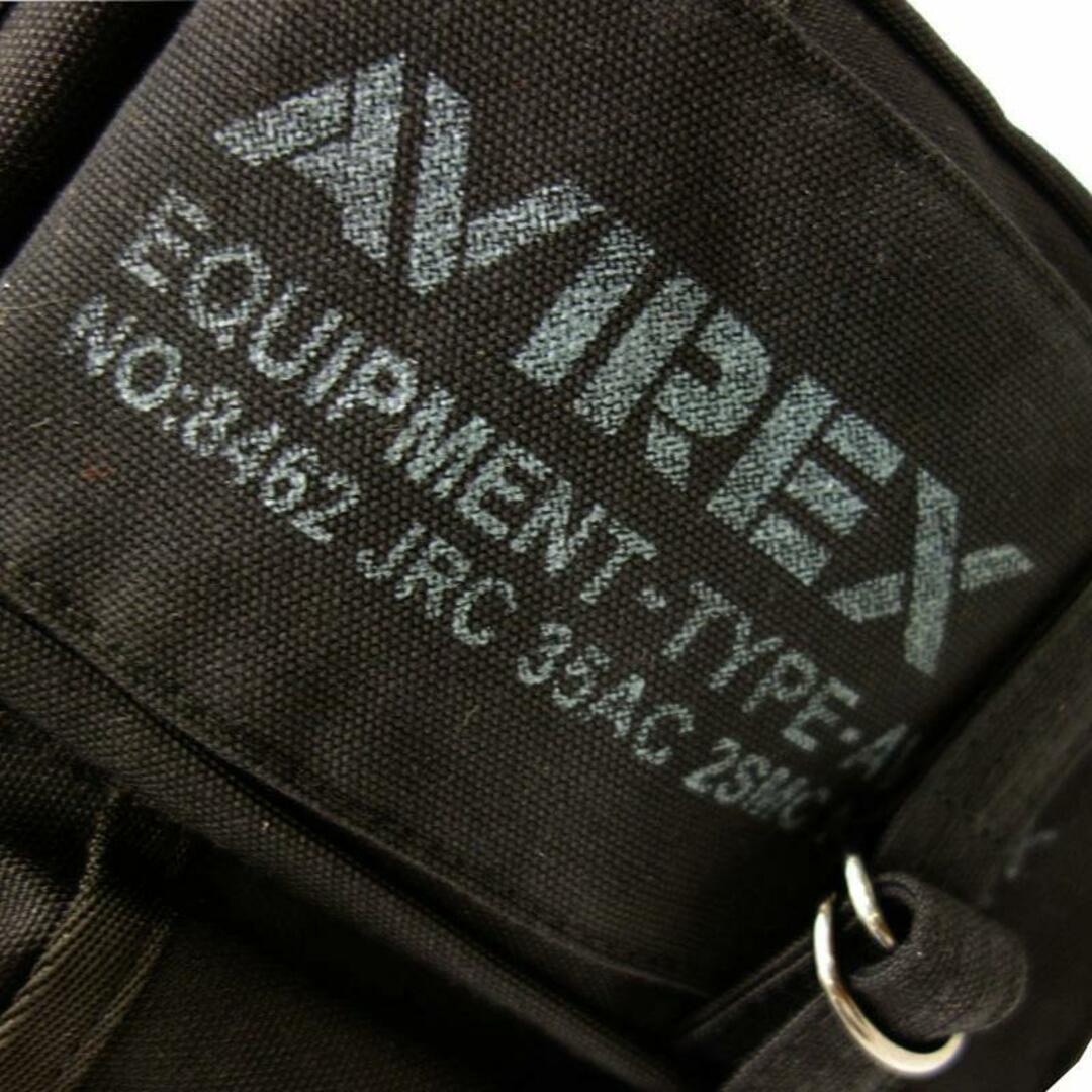 AVIREX(アヴィレックス)のアヴィレックス ショルダーバッグ AVX342 ブラック メンズのバッグ(ショルダーバッグ)の商品写真