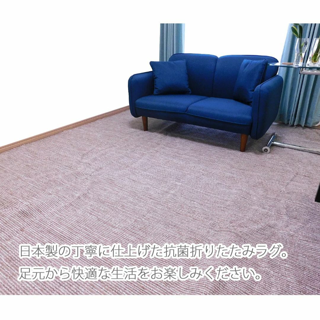 【特価商品】OPIST カーペット ラグマット 抗菌 日本製 江戸間 6畳サイズ 3