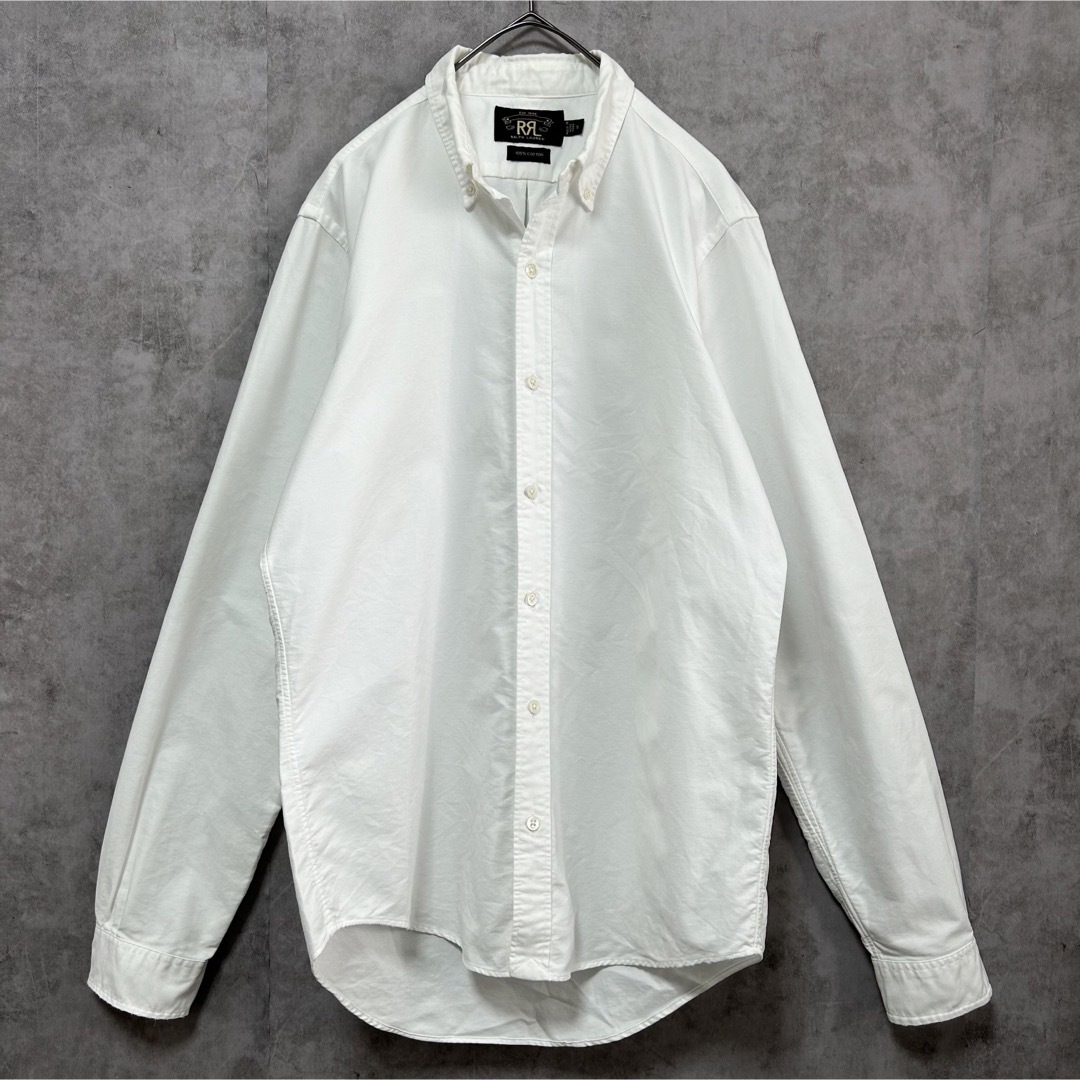 限定数のみ! RRL ダブルアールエル 長袖シャツ オックスフォード L