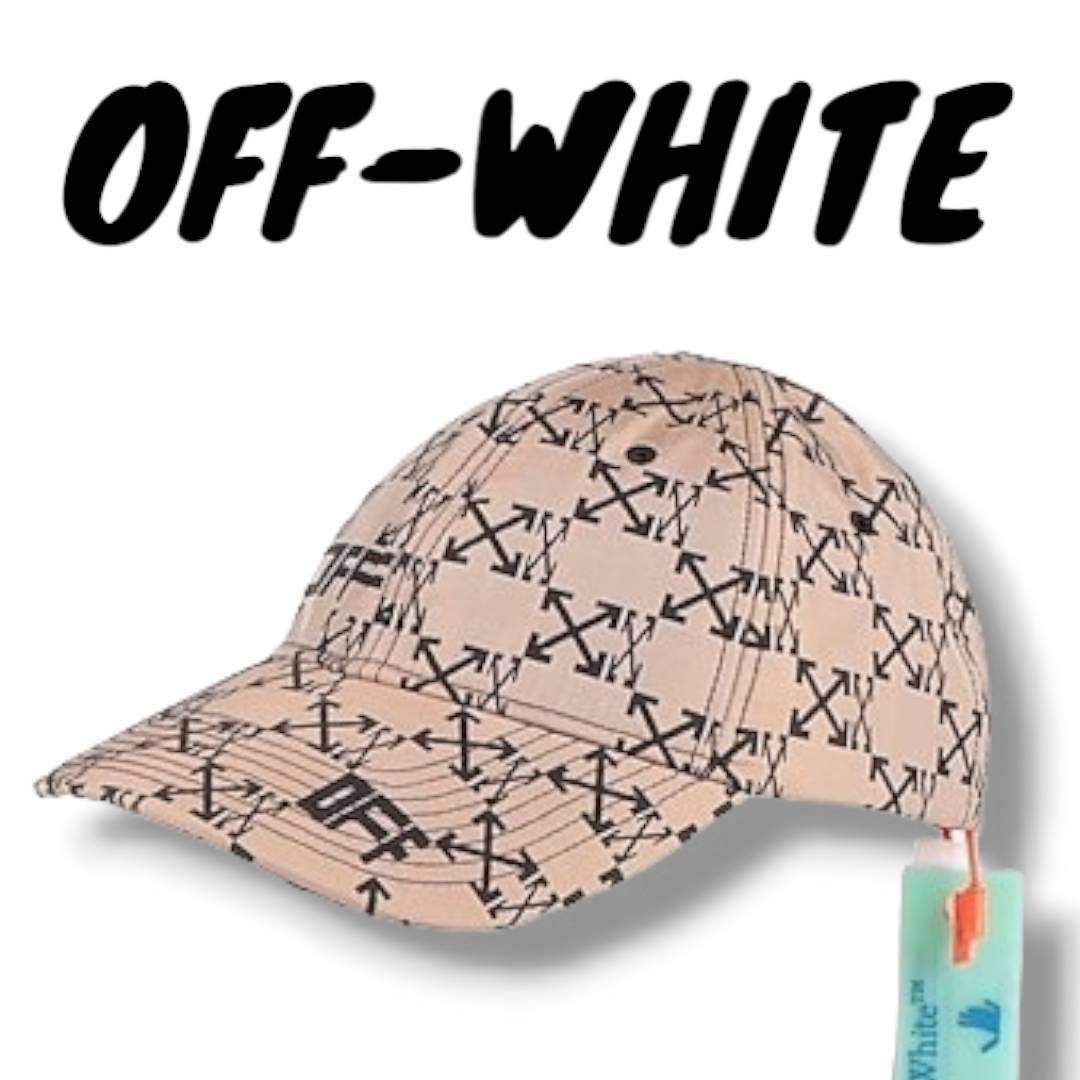 値下げ中】OFF-WHITE アローロゴデザイン キャップ 男女兼用【新品】-