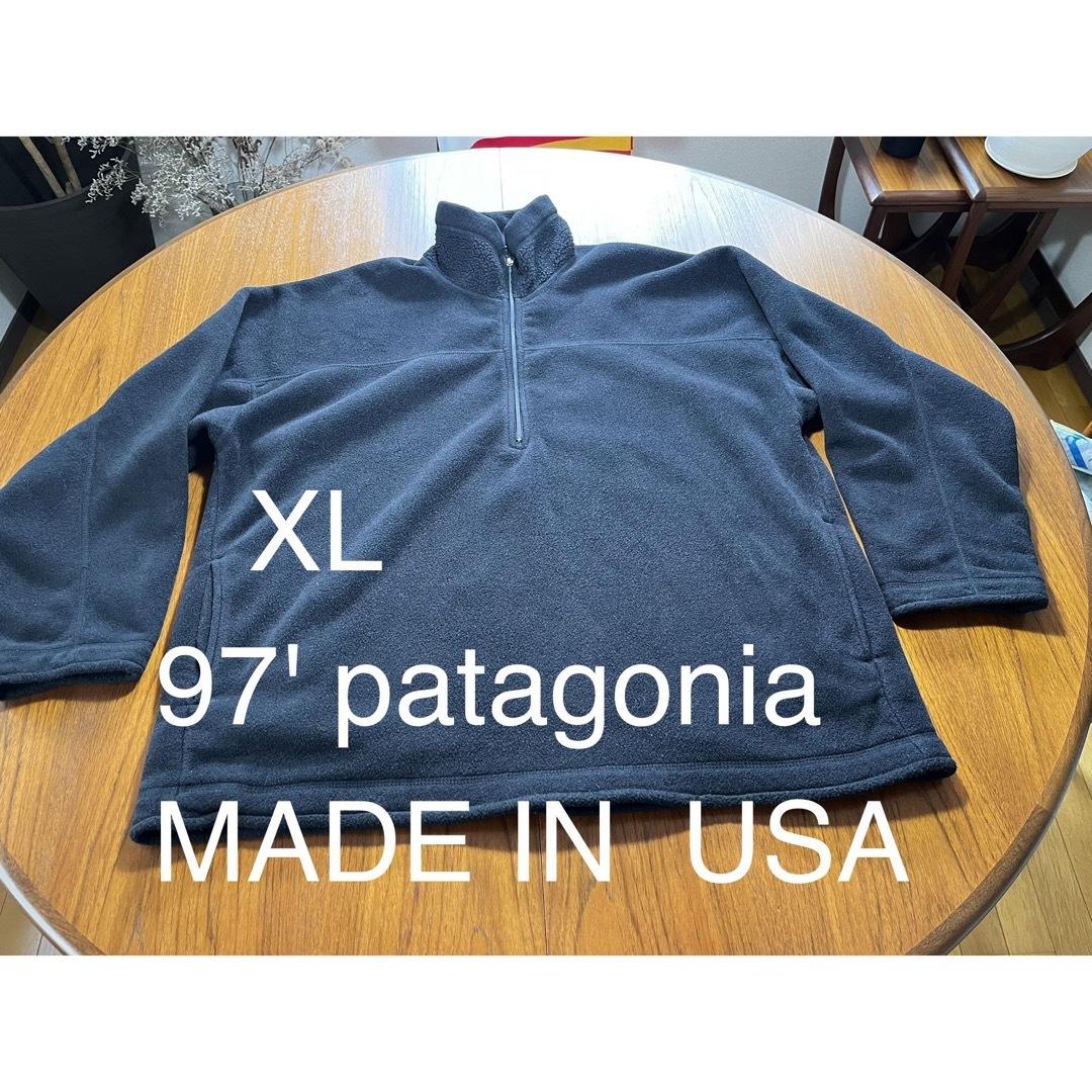 97年　ヴィンテージ  patagonia オーバルロゴ　リズムフーディー