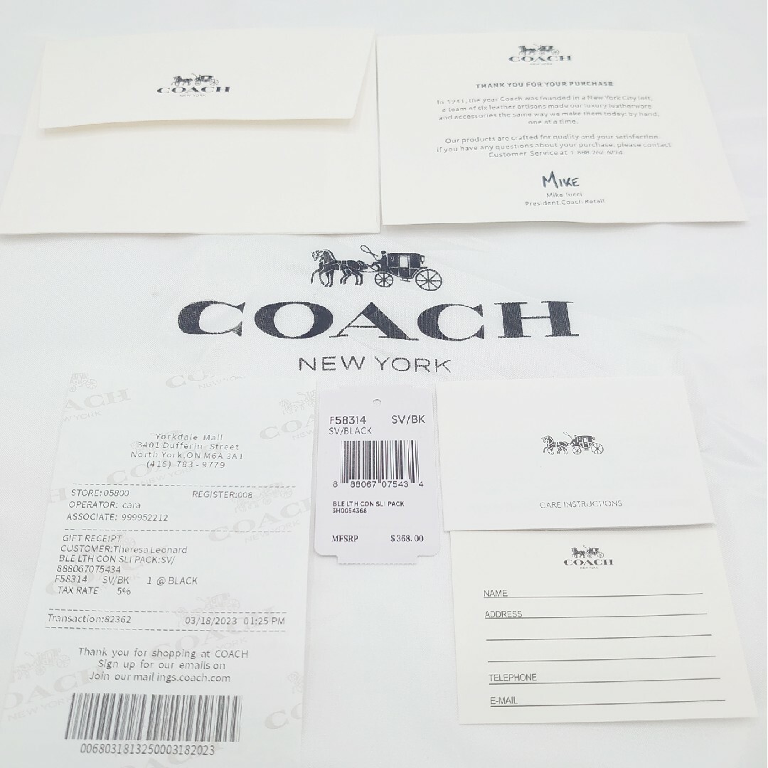 COACH(コーチ)の【みかじぇ様専用ですm(_ _)m】COACH リュック シグネチャー ブラック レディースのバッグ(リュック/バックパック)の商品写真