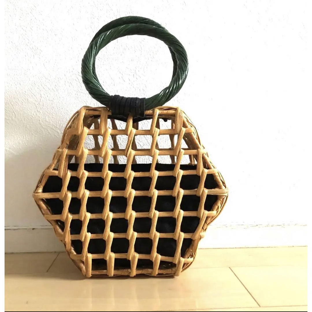 ARANAZ アラナス Rattan Mediumカゴバック