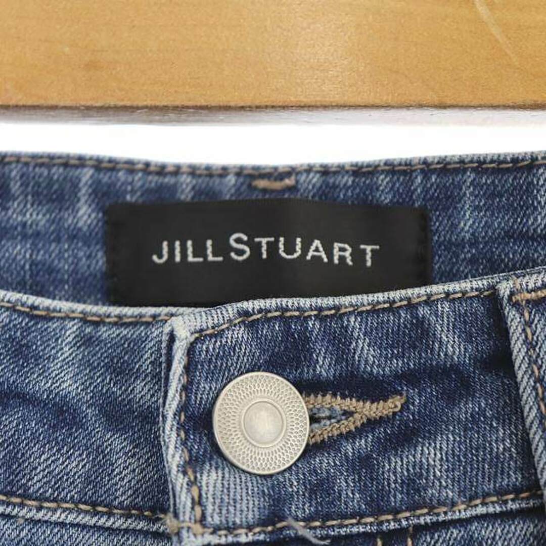 JILLSTUART(ジルスチュアート)のジルスチュアート 21AW スキニーデニムパンツ ジーンズ テーパード 4 青 レディースのパンツ(デニム/ジーンズ)の商品写真