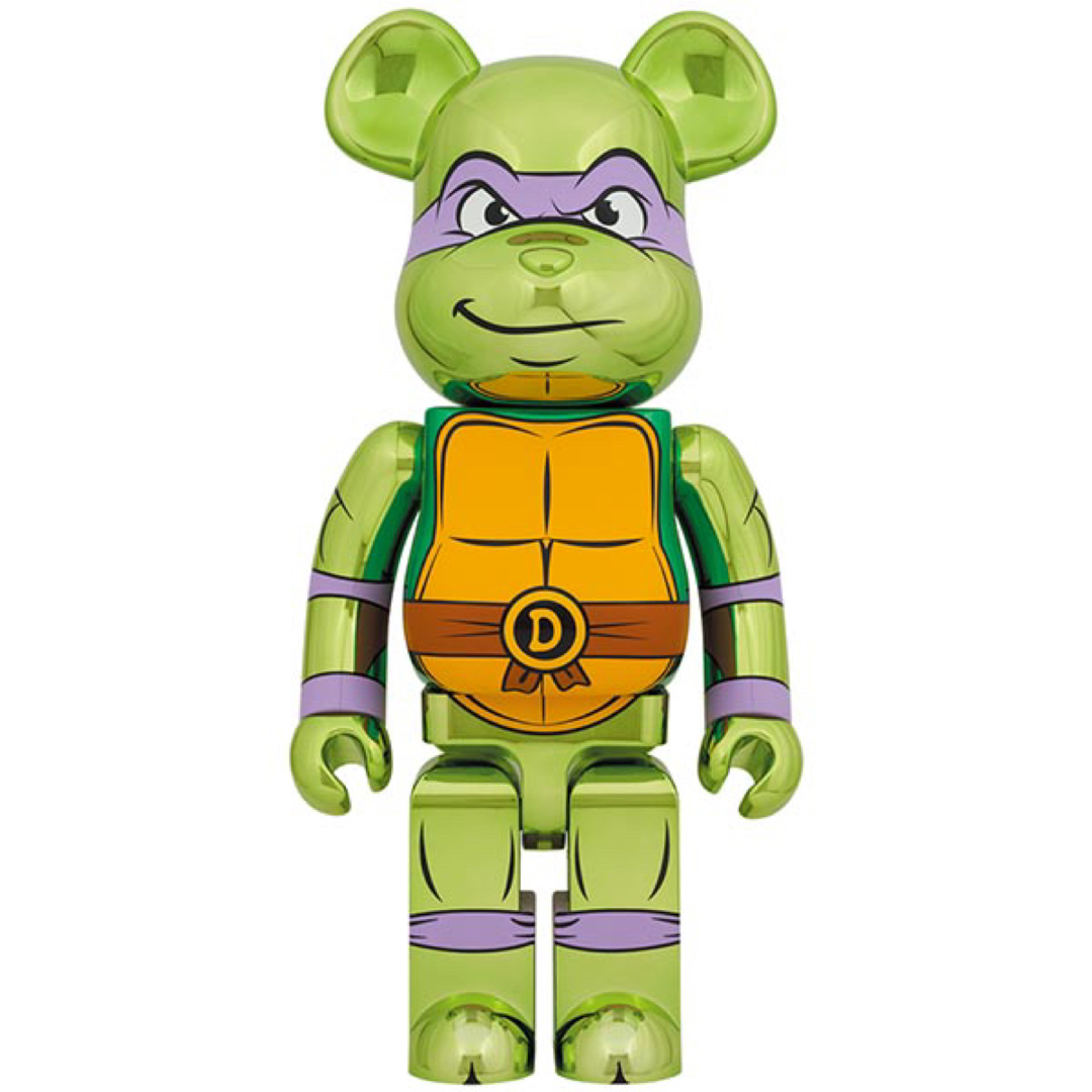 BE@RBRICK DONATELLO CHROME Ver. 1000％エンタメ/ホビー