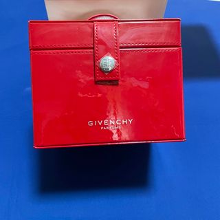 ★美品★GIVENCHY 化粧ポーチ ブルー メイクボックス 大容量　持ち運び