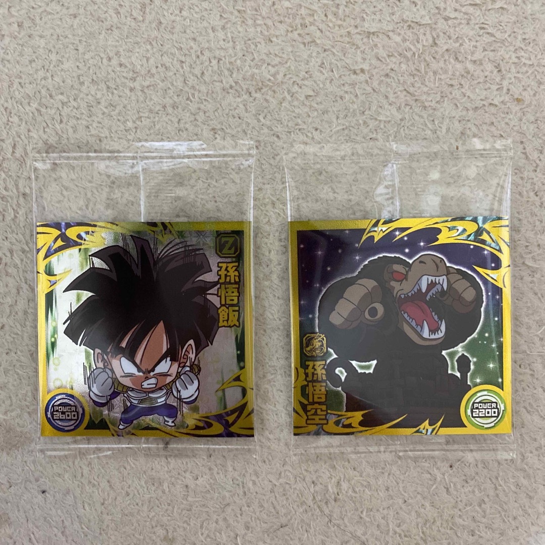ドラゴンボール 超戦士シールウエハース超 シークレットレア 2枚 ドラゴンボール 超戦士シールウエハース超 シークレットレア 2枚