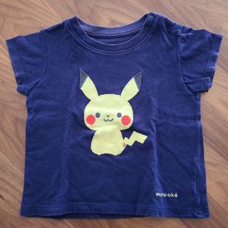 ユニクロ(UNIQLO)のベビー キッズ ユニクロ モンポケ ピカチュウ半袖Tシャツ 80(Ｔシャツ)