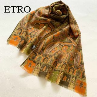 エトロ(ETRO)のエトロ　ストール　ペイズリー柄(ストール/パシュミナ)