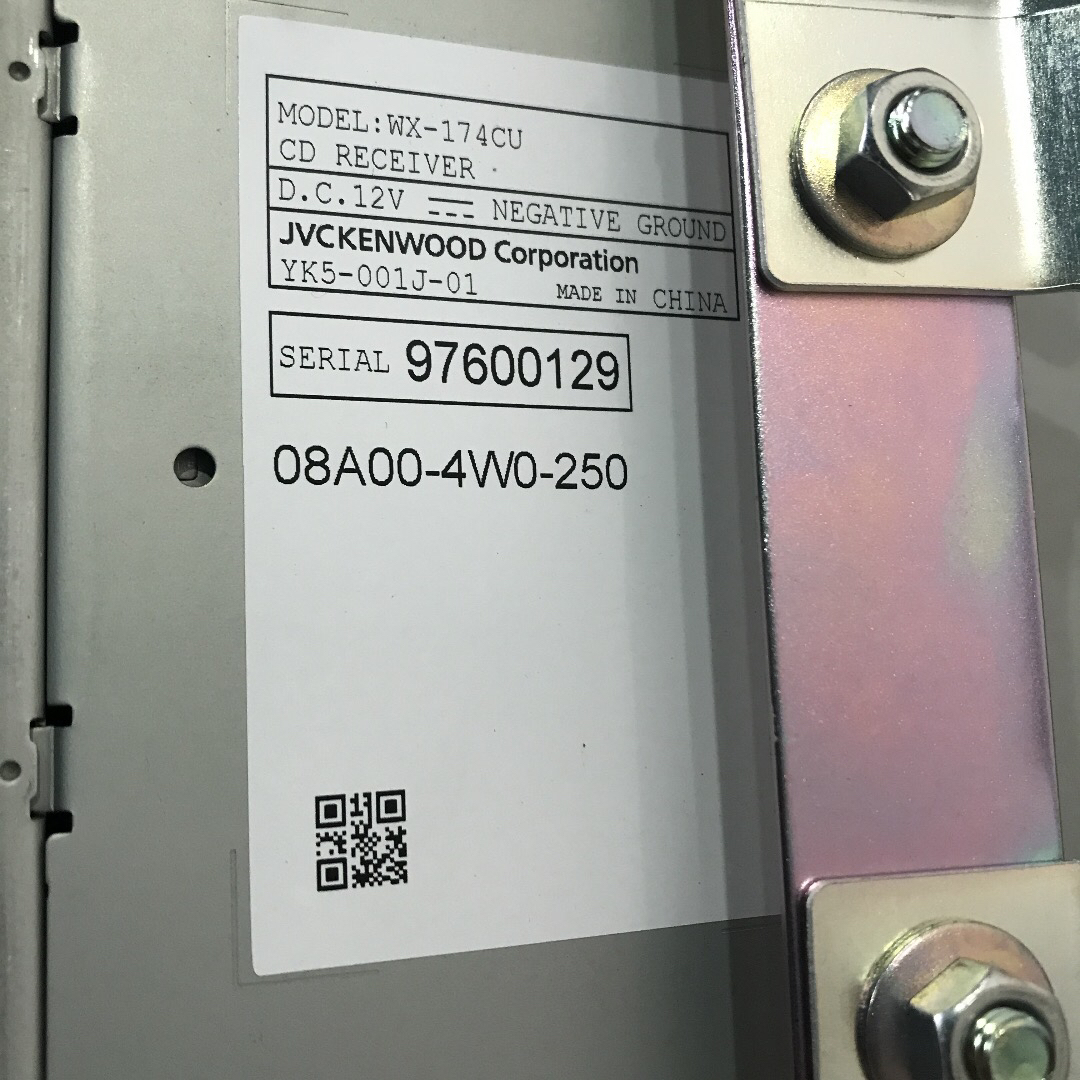 【純正品】即納!HONDA WX-174CU CD/USBチューナー