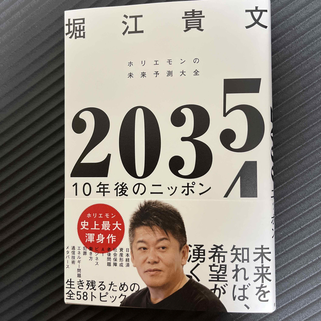 ２０３５　１０年後のニッポン　ホリエモンの未来予測大全 エンタメ/ホビーの本(ビジネス/経済)の商品写真