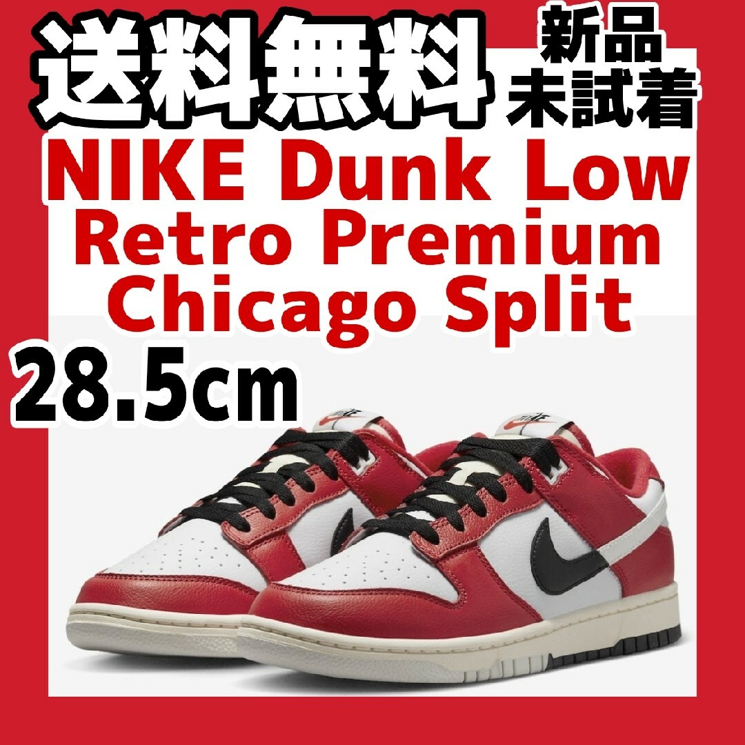 28.5cm Nike Dunk Low Retro Chicago Split - スニーカー