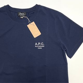 アーペーセー(A.P.C)のA.P.C. アーペーセー Raymond Tシャツ APC 胸 刺繍 ロゴ 紺(Tシャツ/カットソー(半袖/袖なし))