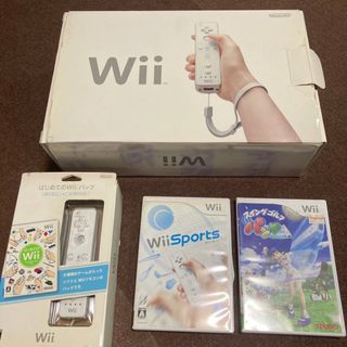 ニンテンドウ(任天堂)のNintendo Wii RVL-S-WA  本体リモコン　ソウトセット割引可(家庭用ゲーム機本体)