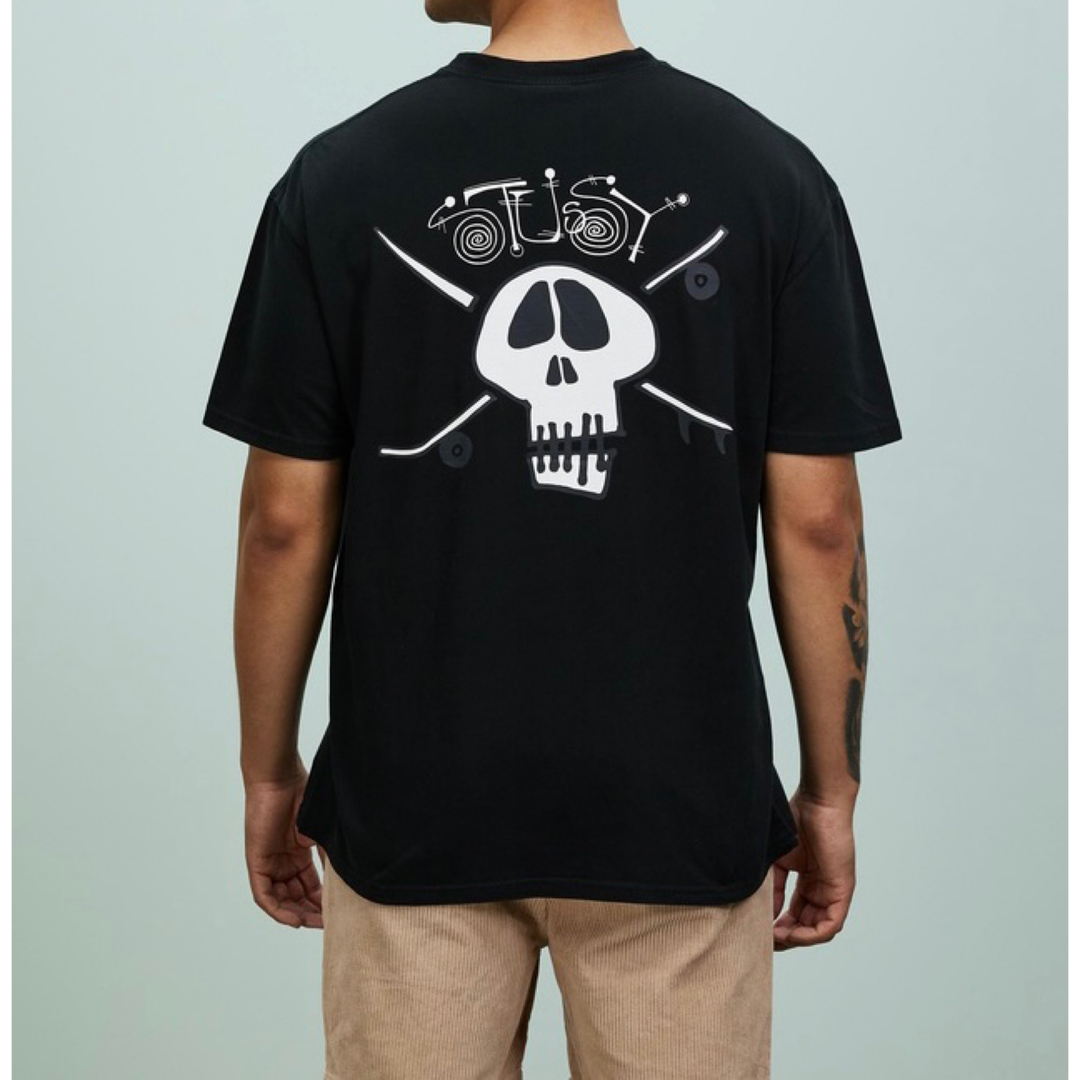 メンズStussy Surf Skate Skull Tee ステューシー TシャツM