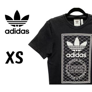 アディダス(adidas)のアディダス　半袖 Tシャツ　ビッグロゴ　ブラック　XS　K00149(Tシャツ/カットソー(半袖/袖なし))