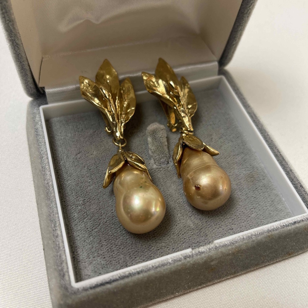 YVES SAINT LAURENT ドロップ イヤリング ヴィンテージアクセサリー