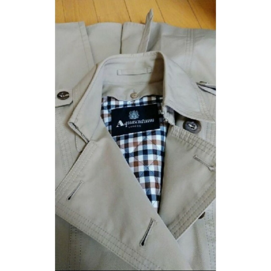アクアスキュータムAquascutum Londonトレンチコート 日本製 美品