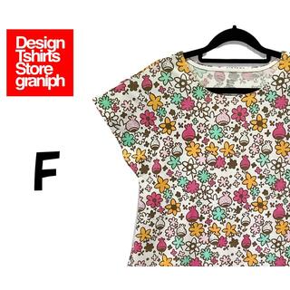 グラニフ(Design Tshirts Store graniph)のデザインティーシャツストアグラニフ　Tシャツ　花柄　F　K00143(Tシャツ(半袖/袖なし))