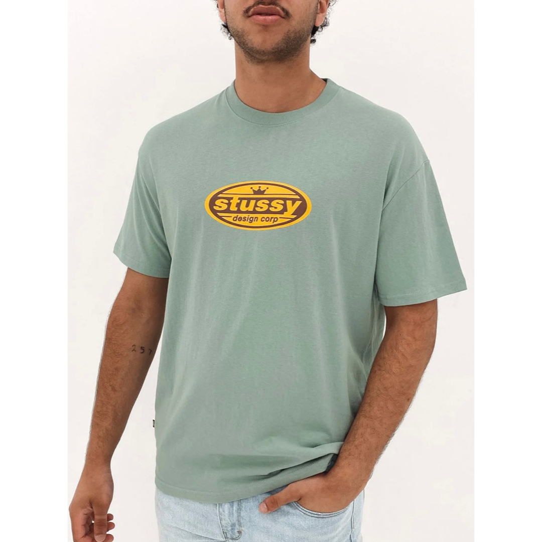 メンズStussy Oval Corp. SS Tee ステューシー Tシャツ M