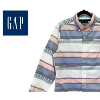 ギャップ(GAP)のギャップ　長袖 シャツ　スリムフィット　ボーダー　K00134(シャツ)