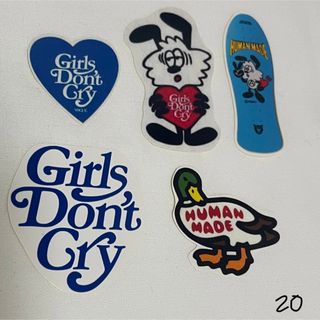 ガールズドントクライ(Girls Don't Cry)のステッカー　humanmade ガールズドントクライ(その他)