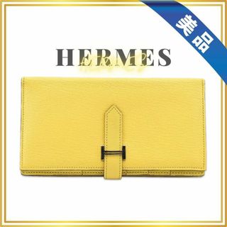 CHANEL - エルメス ベアン スフレ 長財布 刻印:A 黄色 イエローの通販